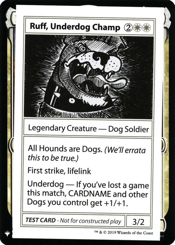 Ruff, Underdog Champ card image