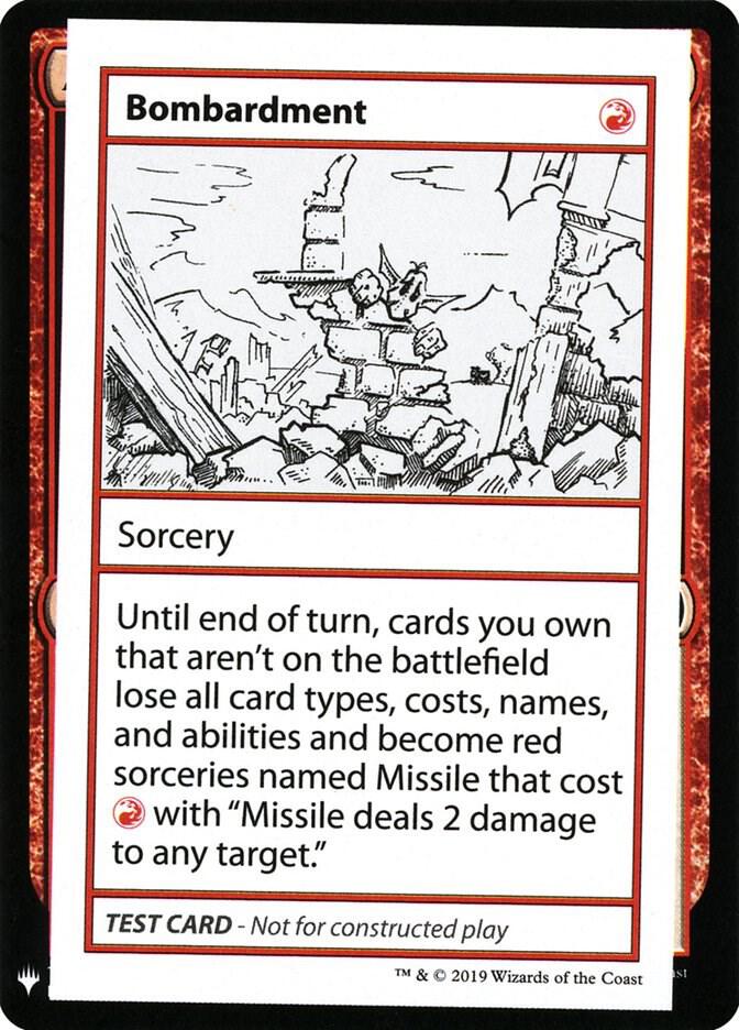 Bombardment card image