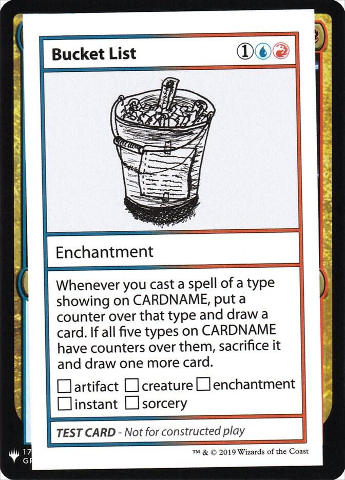 Bucket List card image