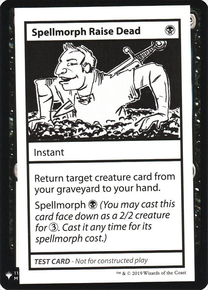 Spellmorph Raise Dead card image
