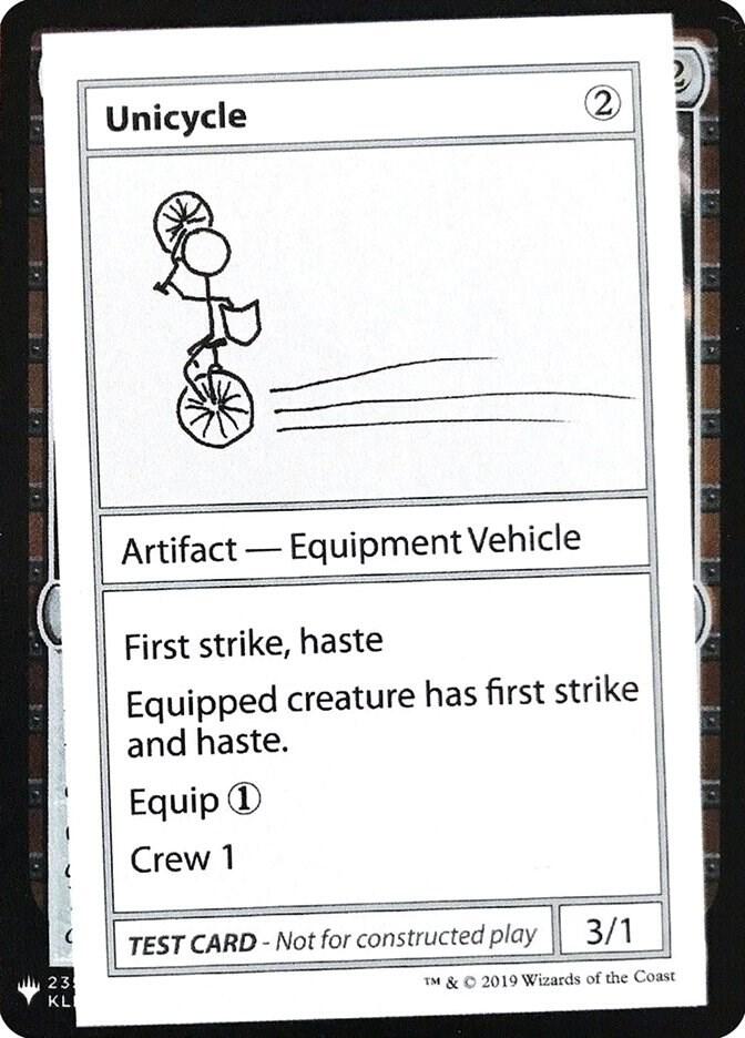 Unicycle card image