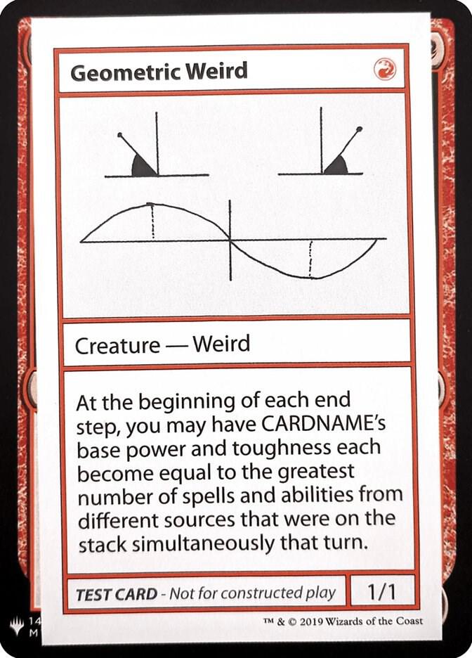 Geometric Weird card image