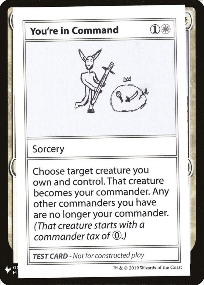 You're In Command card image