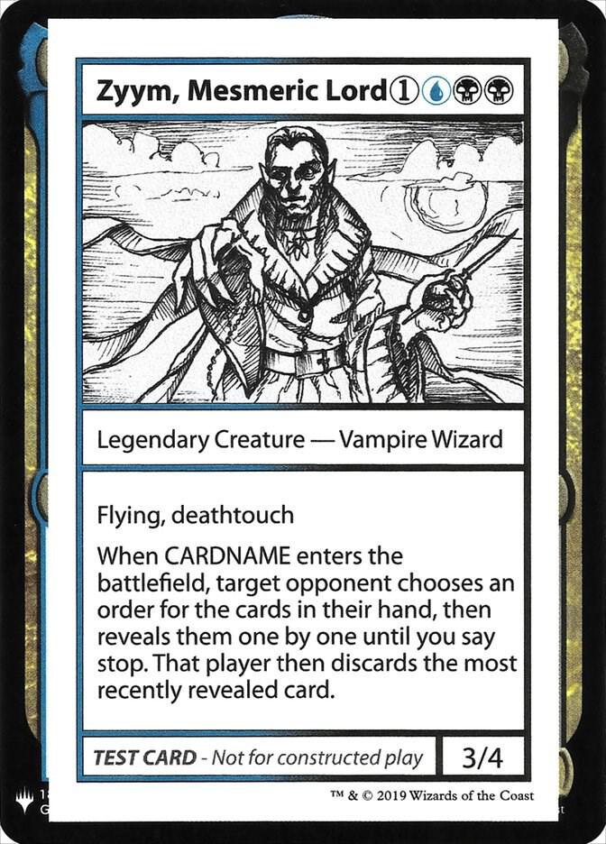 Zyym, Mesmeric Lord card image
