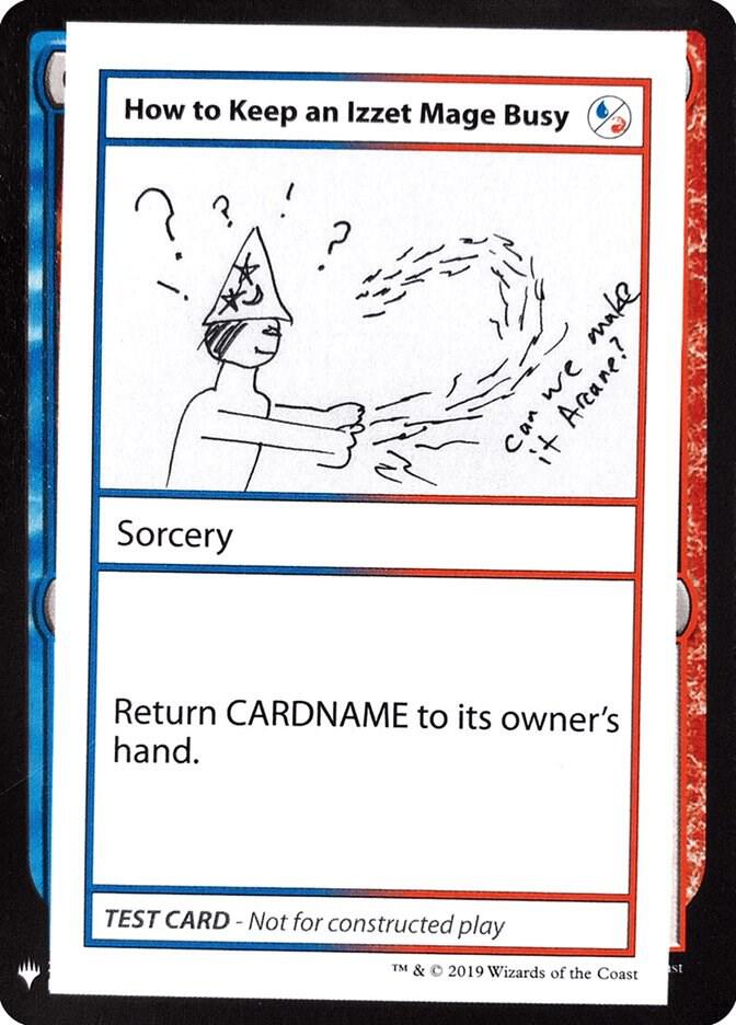 How to Keep an Izzet Mage Busy card image