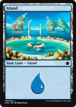 Island (058) card image