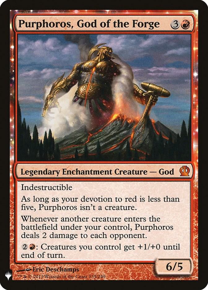 Purphoros, God of the Forge card image