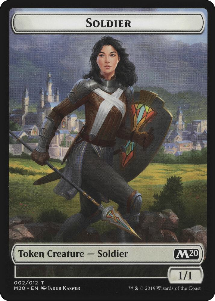 Soldier // Zombie Double-Sided Token card image