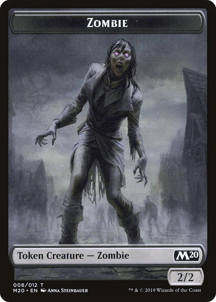 Zombie // Wolf Double-Sided Token card image