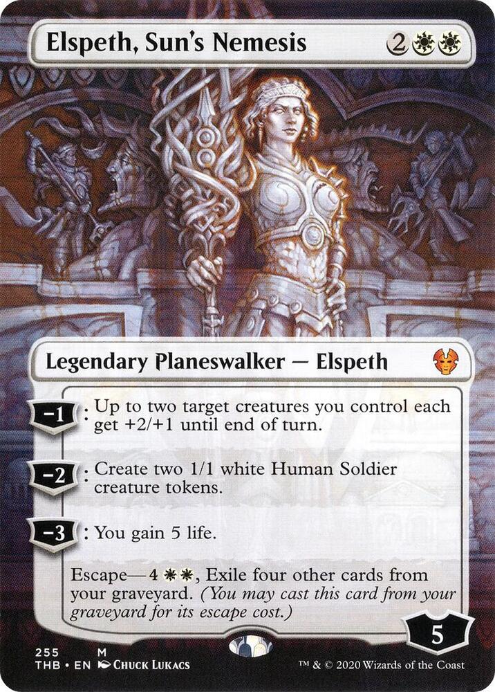 Elspeth, Sun's Nemesis (Borderless) card image