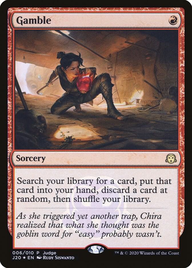 Gamble card image