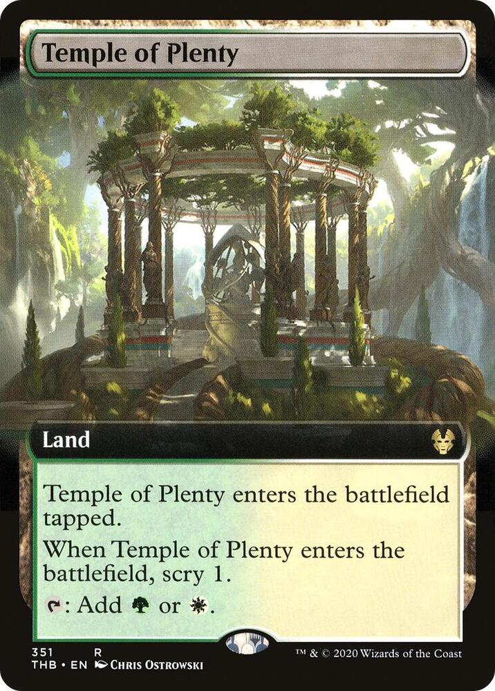 Temple of Plenty (Extended Art) card image