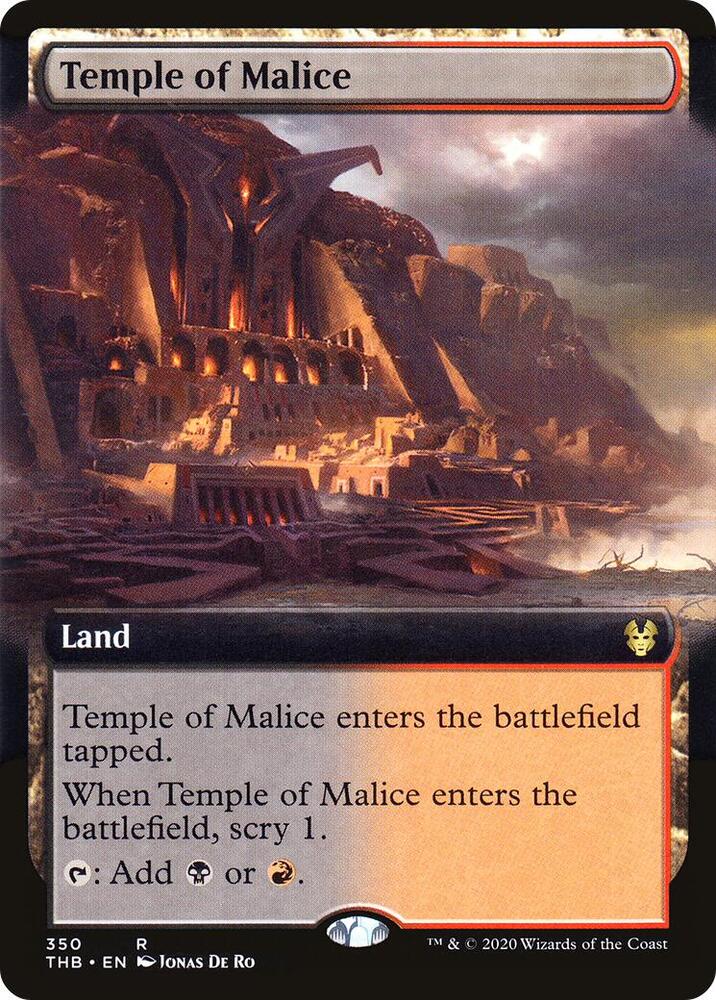 Temple of Malice (Extended Art) card image