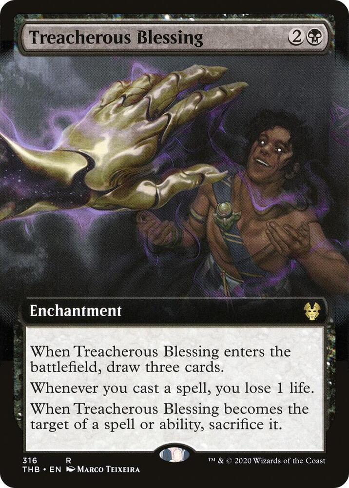 Treacherous Blessing (Extended Art) card image