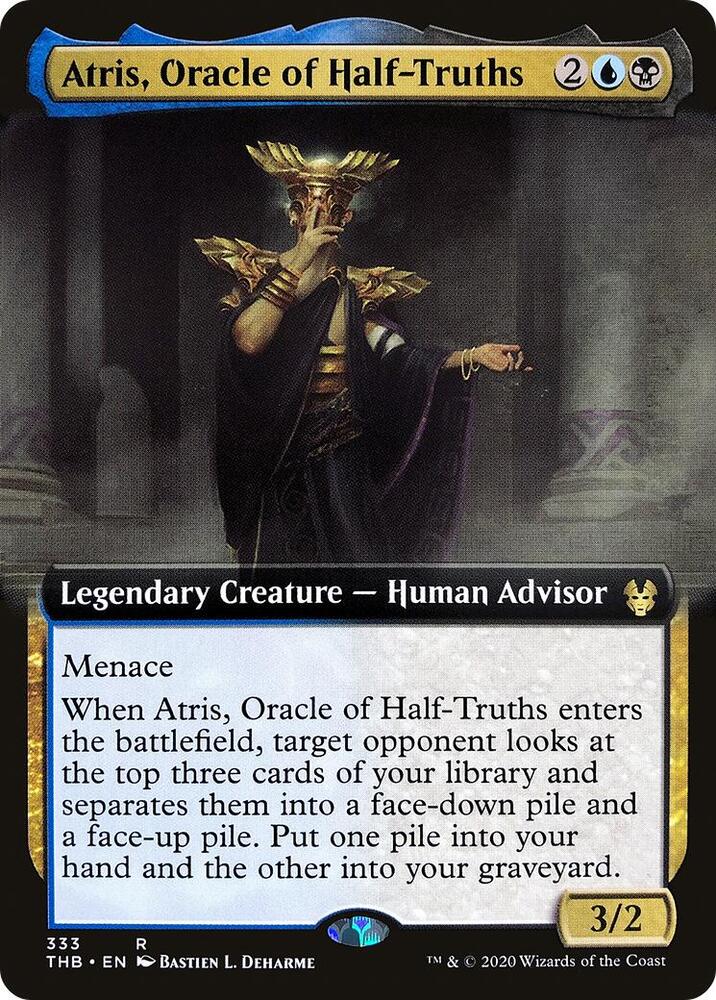 Atris, Oracle of Half-Truths (Extended Art) card image