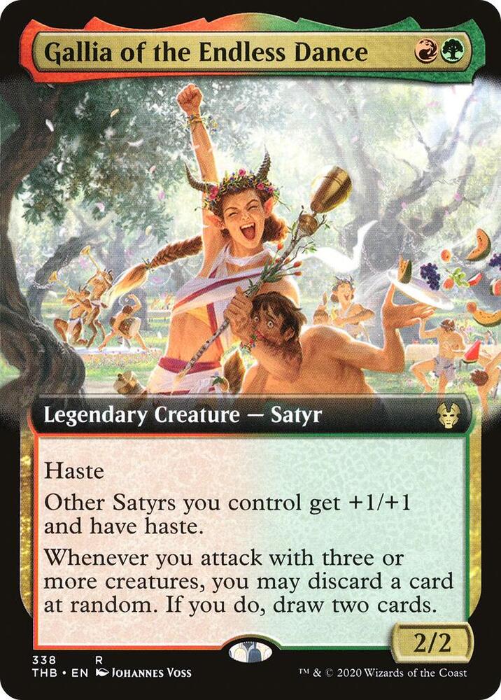 Gallia of the Endless Dance (Extended Art) card image