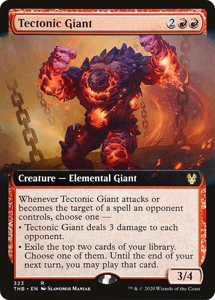 Tectonic Giant (Extended Art) card image