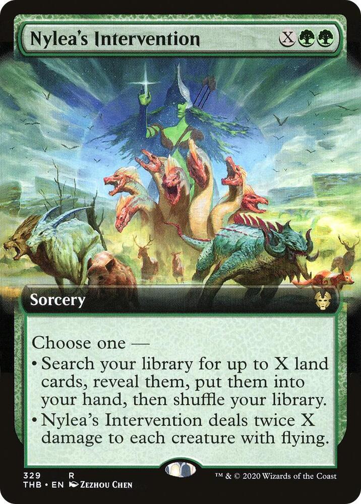 Nylea's Intervention (Extended Art) card image