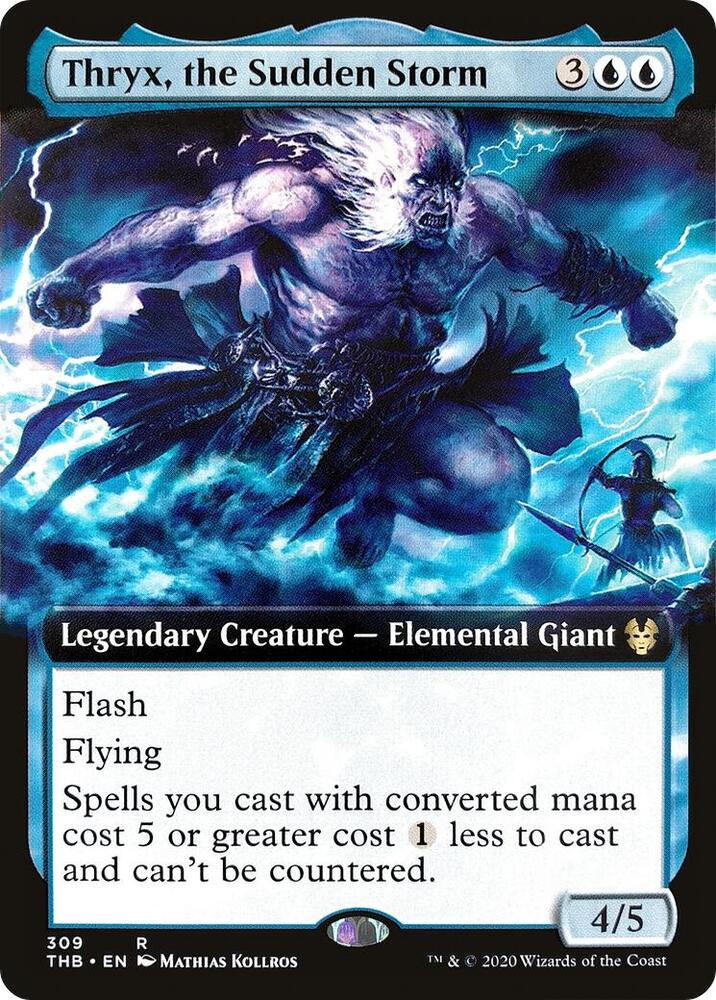 Thryx, the Sudden Storm (Extended Art) card image