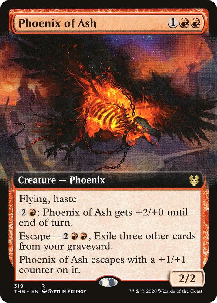 Phoenix of Ash (Extended Art) card image