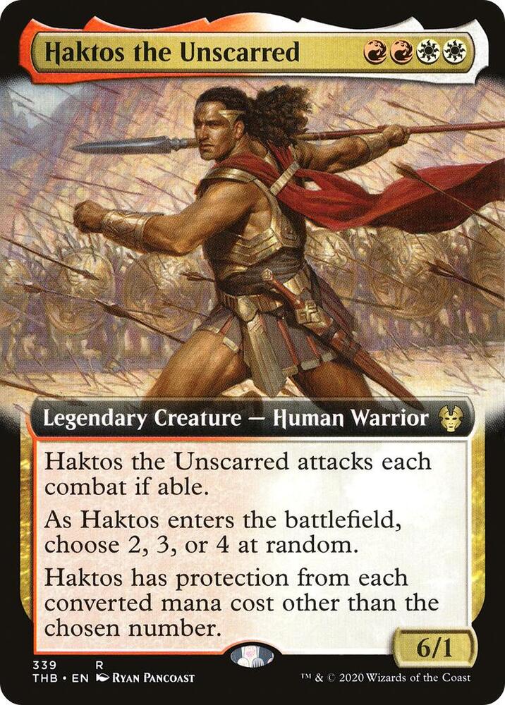 Haktos the Unscarred (Extended Art) card image