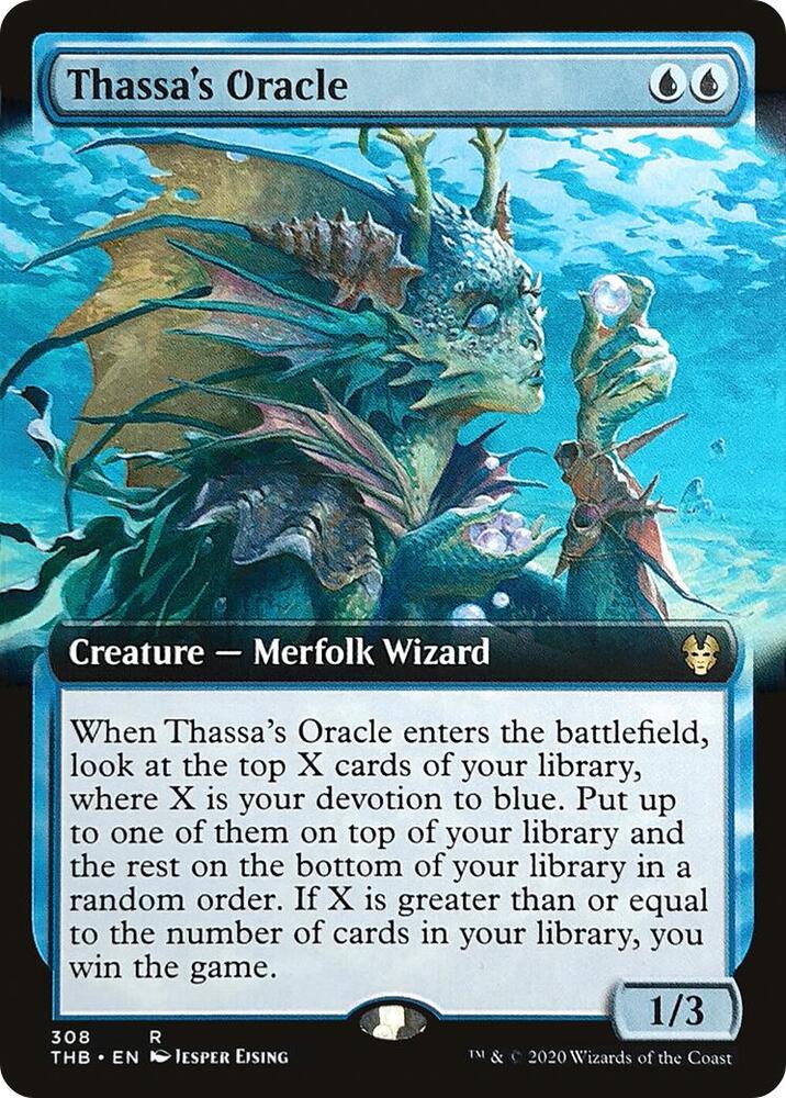 Thassa's Oracle (Extended Art) card image
