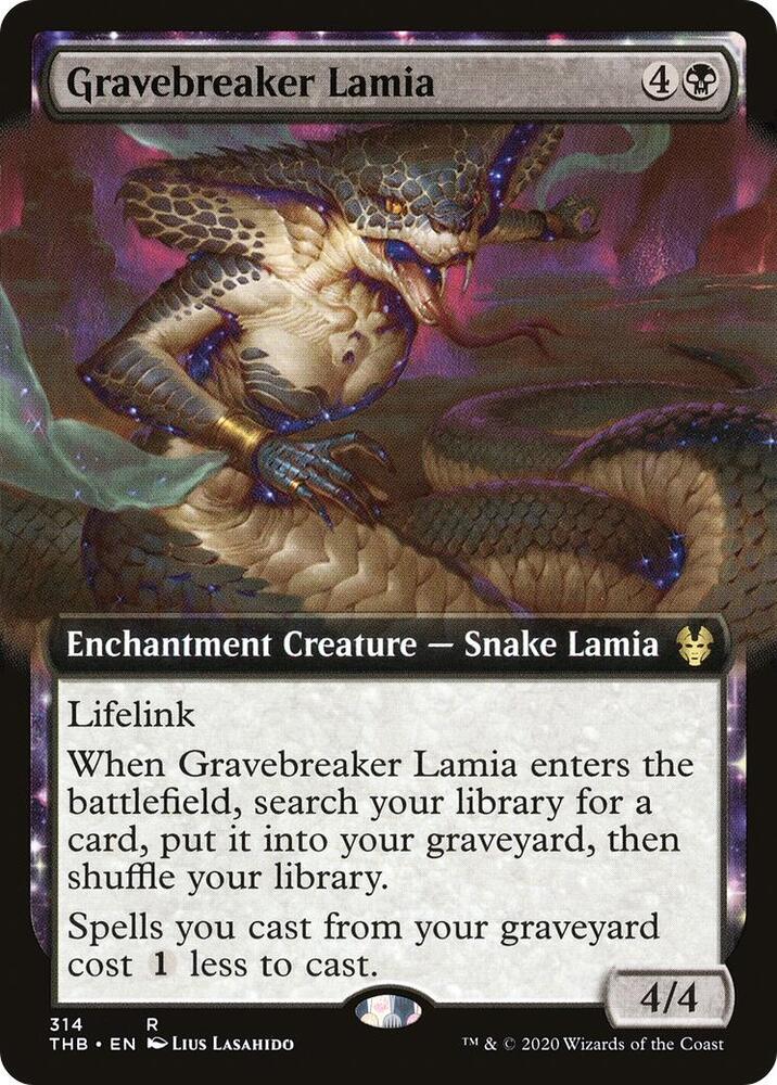 Gravebreaker Lamia (Extended Art) card image