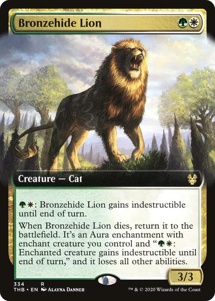 Bronzehide Lion (Extended Art) card image