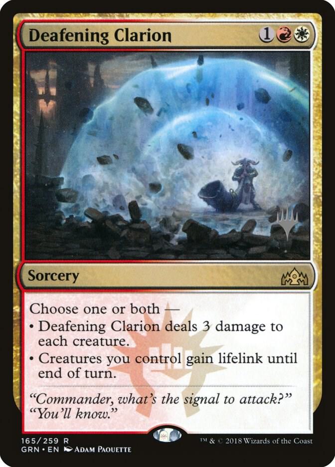 Deafening Clarion card image