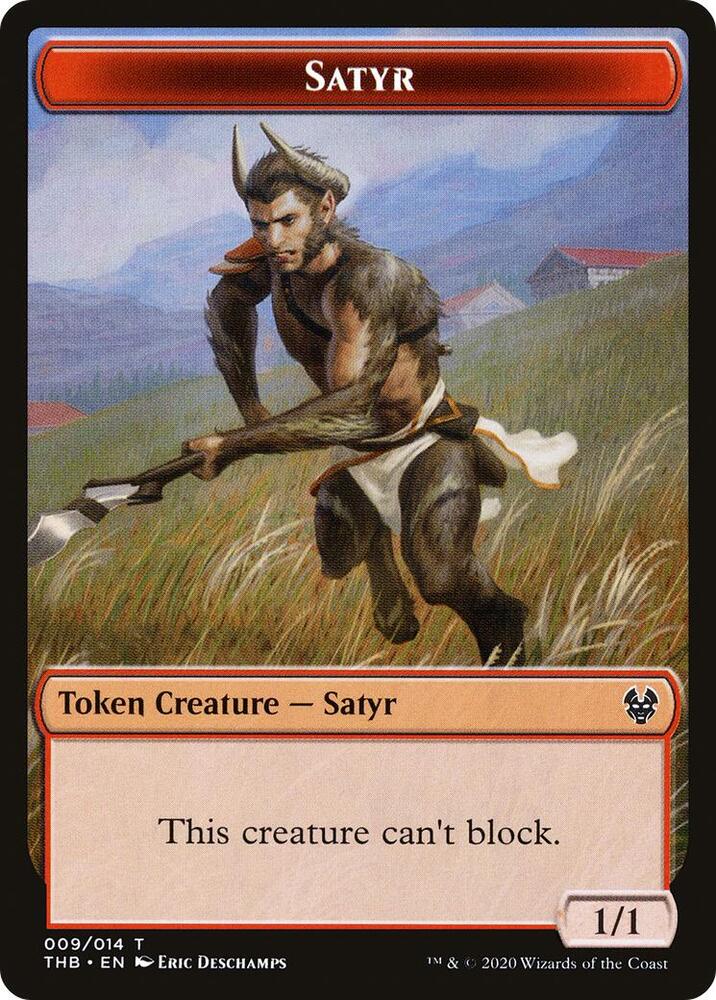 Satyr // Gold Double-Sided Token card image