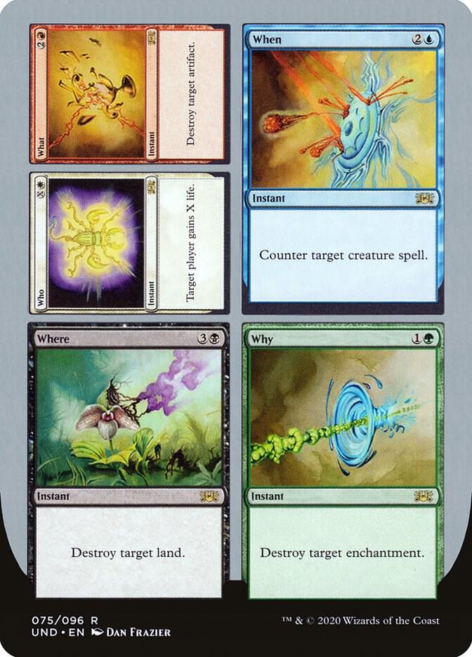 Who // What // When // Where // Why card image