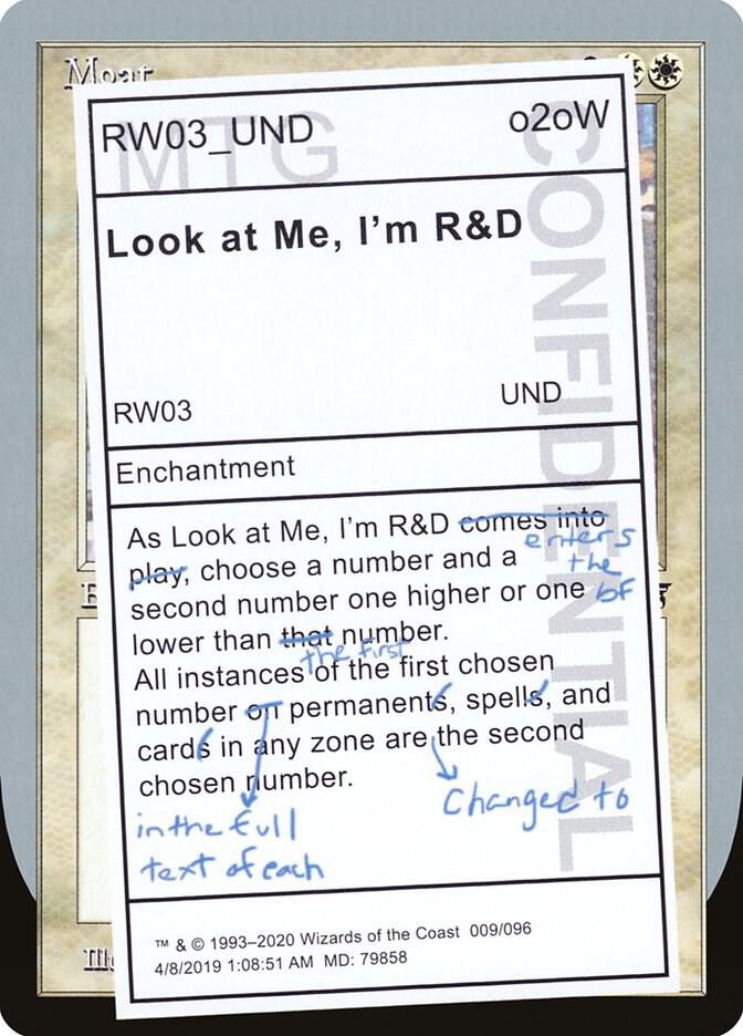 Look at Me, I'm R&D card image