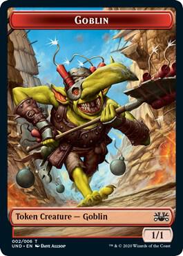 Goblin // Giant Teddy Bear Double-sided Token card image