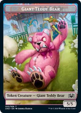 Giant Teddy Bear // Acorn Stash Double-sided Token card image