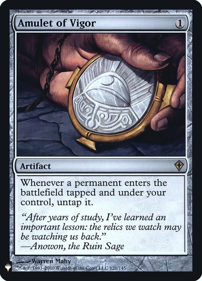 Amulet of Vigor card image