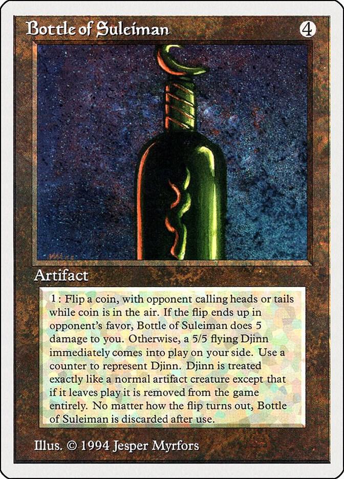 Bottle of Suleiman card image