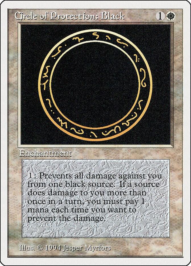 Circle of Protection: Black card image