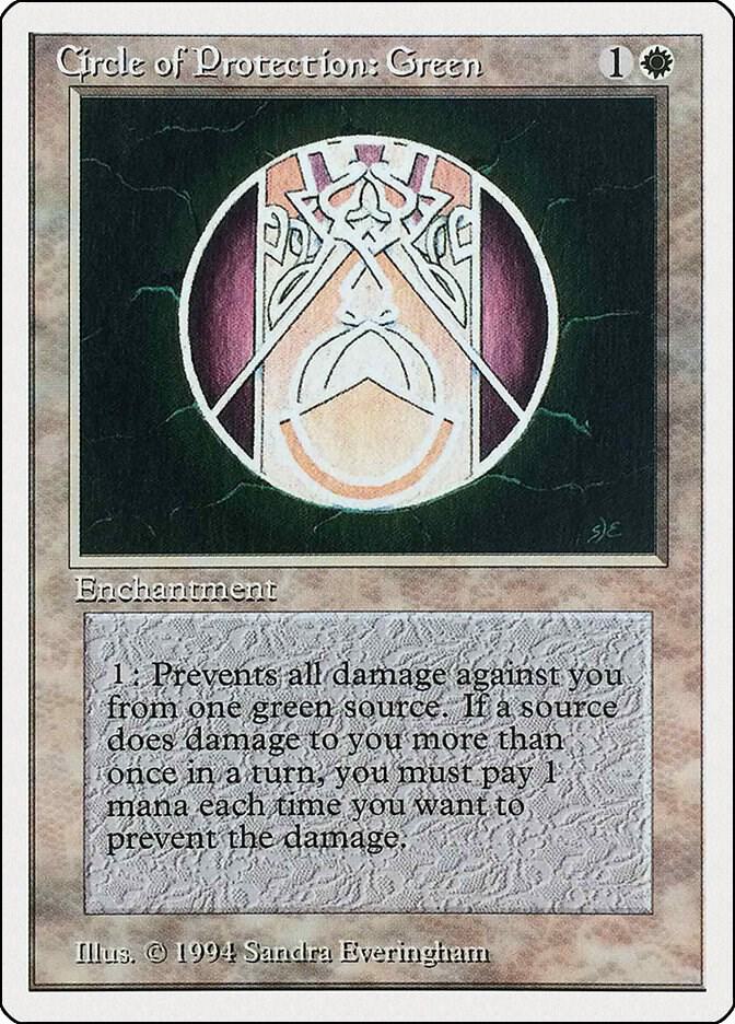 Circle of Protection: Green card image