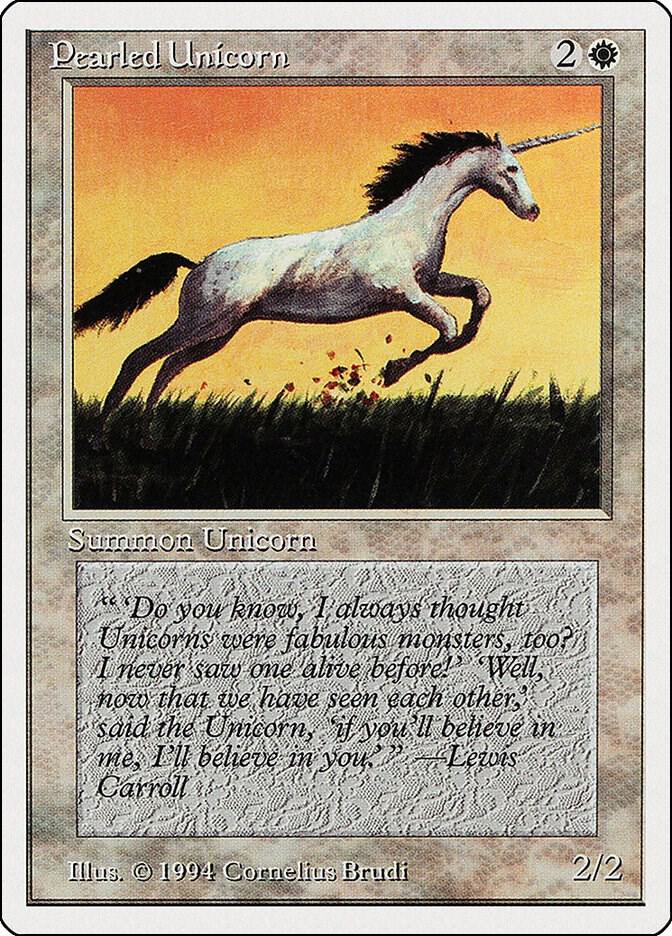 Pearled Unicorn card image