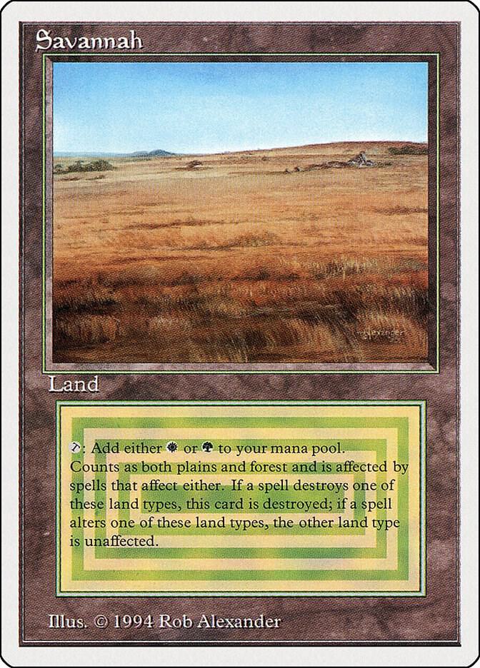 Savannah card image