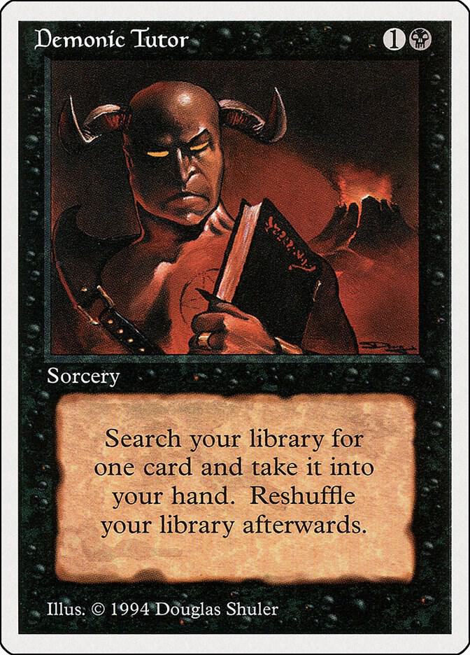 Demonic Tutor card image