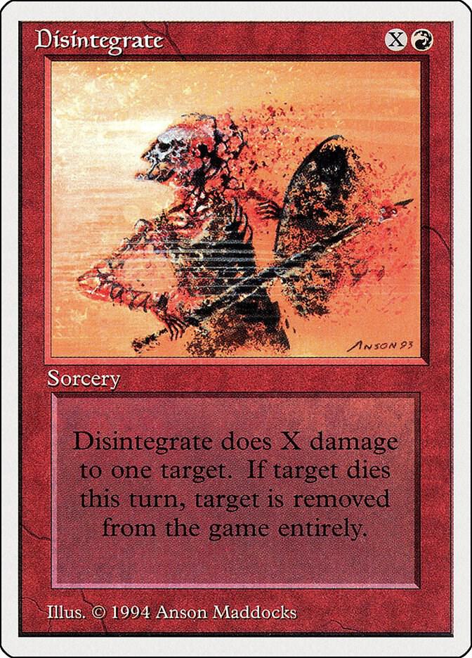 Disintegrate card image
