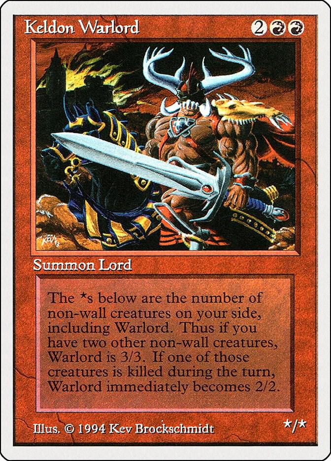 Keldon Warlord card image