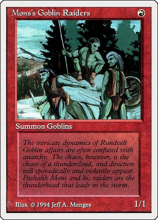 Mons's Goblin Raiders card image
