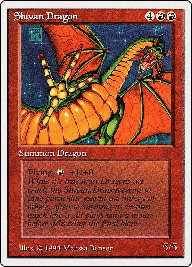 Shivan Dragon card image