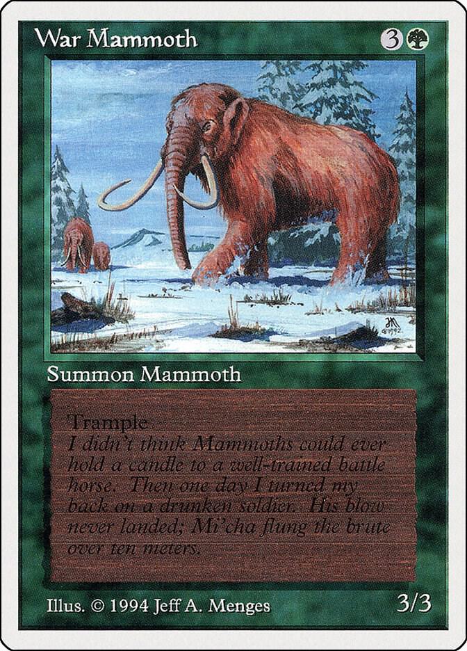 War Mammoth card image