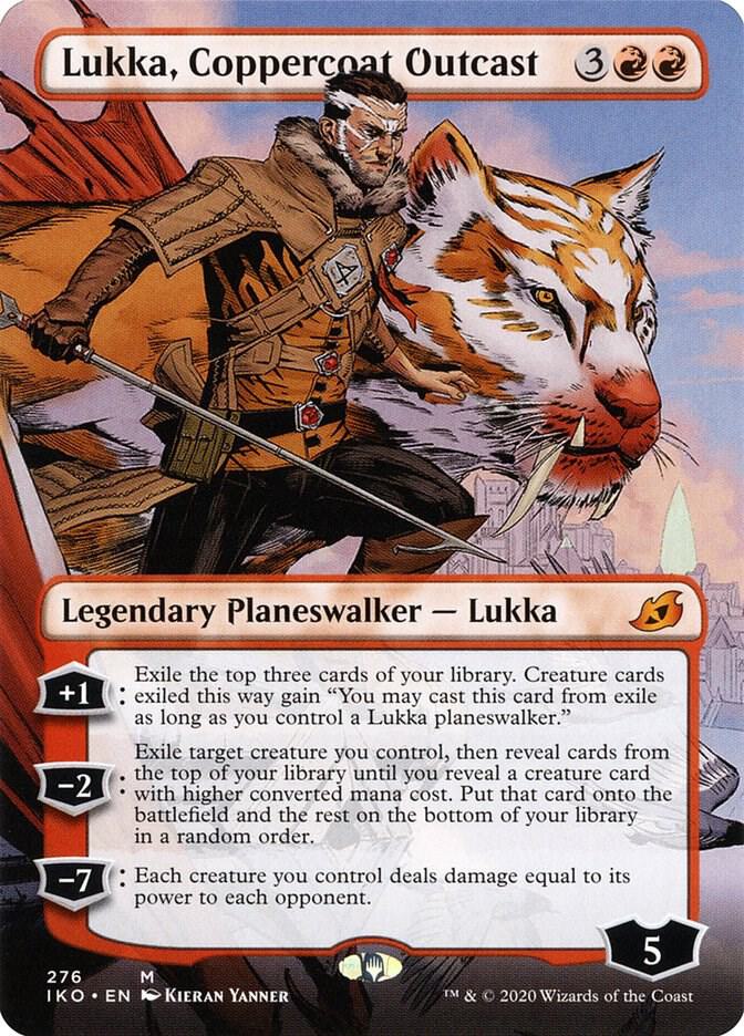 Lukka, Coppercoat Outcast (Borderless) card image