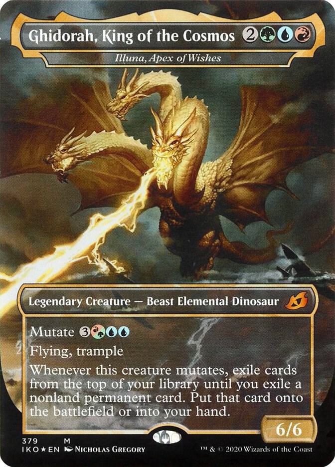 Ghidorah, King of the Cosmos - Illuna, Apex of Wishes card image