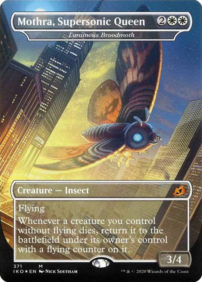 Mothra, Supersonic Queen - Luminous Broodmoth card image
