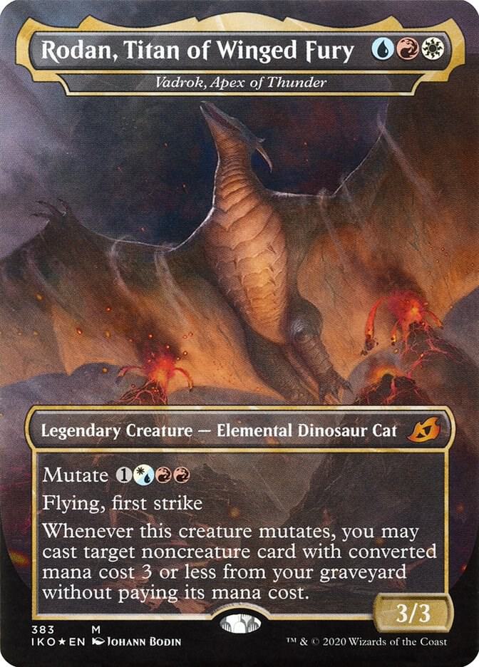 Rodan, Titan of Winged Fury - Vadrok, Apex of Thunder card image